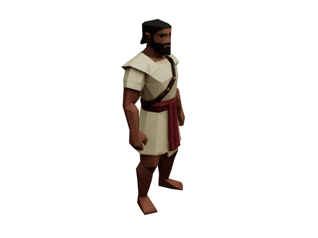 Ancient Man Warrior — Modern