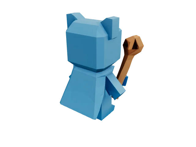 Blue Bear Mage — Fantasy