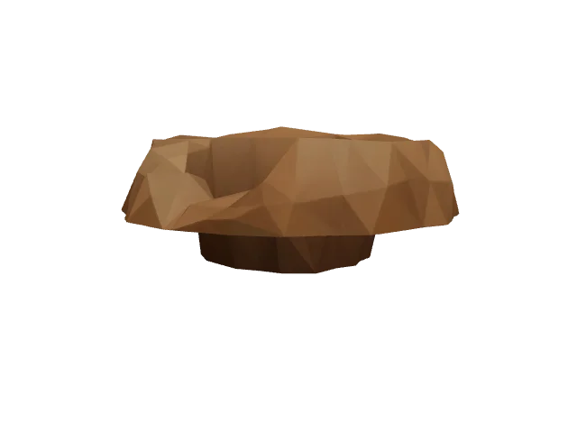 Brown Stone Pot