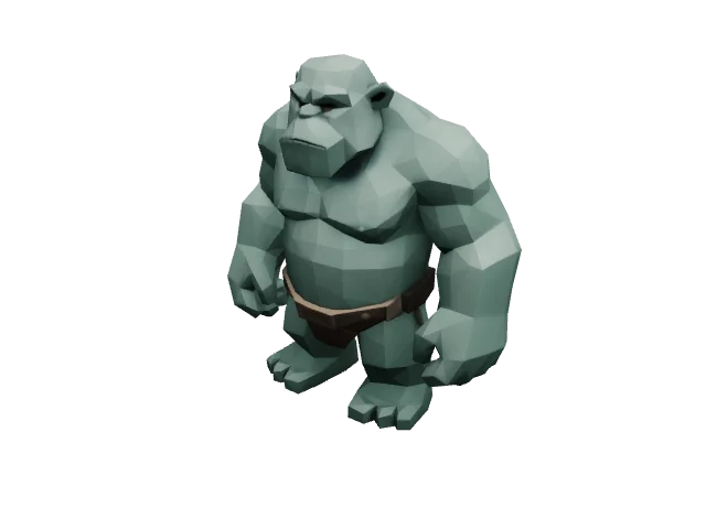 Green Orc Warrior