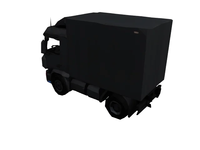 Grey Box Truck