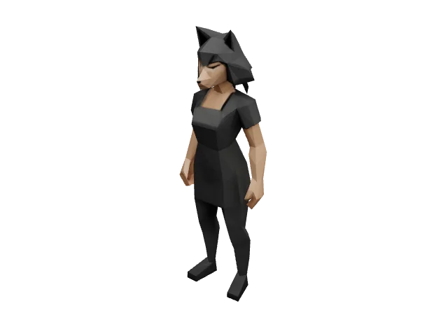 Grey Wolf Woman