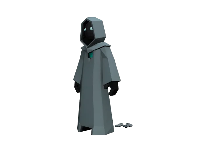 Hooded Ghost Figure