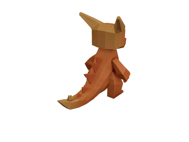 Orange Dragon Creature