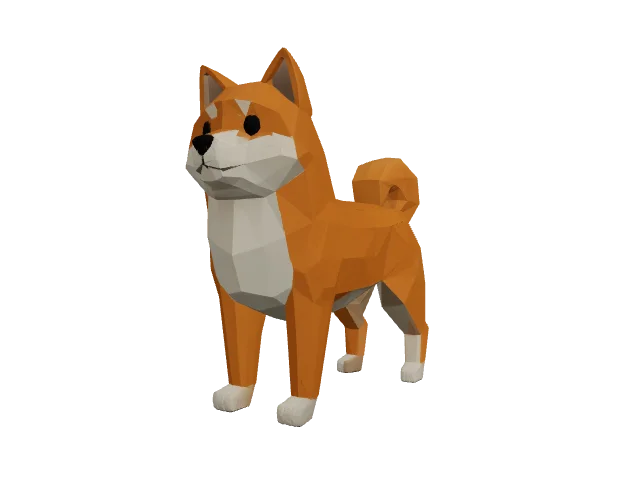 Orange Shiba Inu Dog