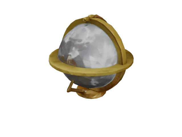 Ornate Astrolabe Globe