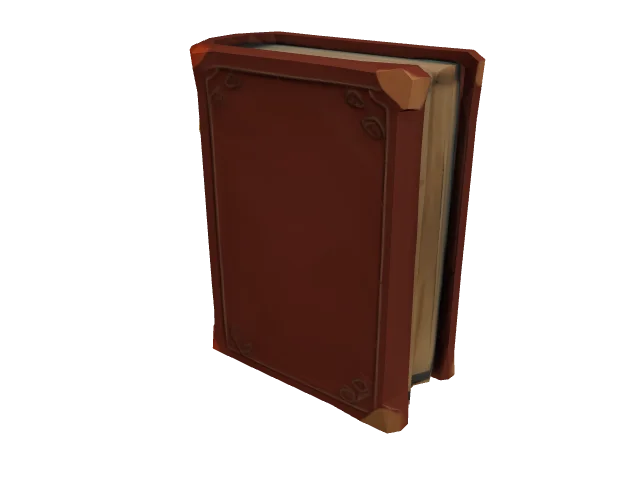 Ornate Locked Book — Props