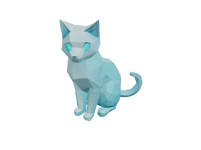 Pale Blue Cat — Animals