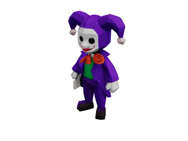 Purple Joker Character — Fantasy