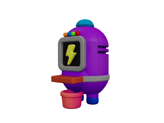 Purple Sci-Fi Machine