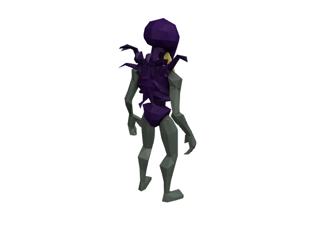 Purple Tentacle Alien