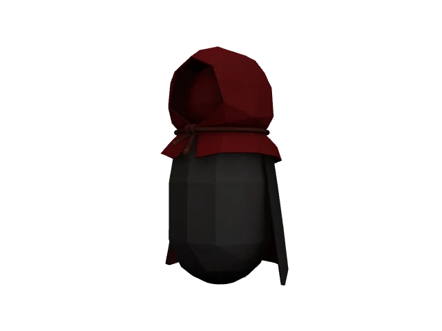 Red Hooded Figure