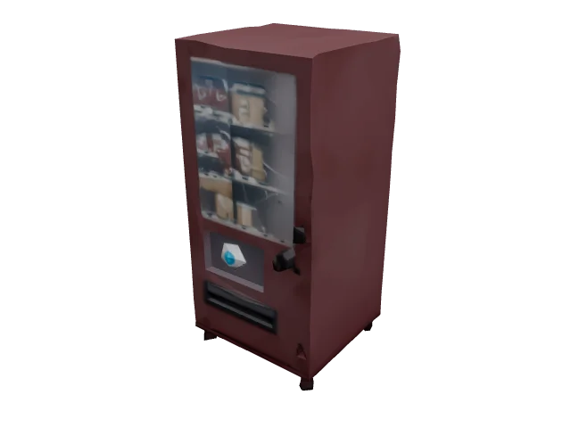 Rusty Vending Machine — Props