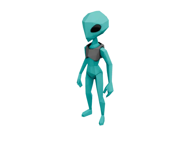 Teal Alien