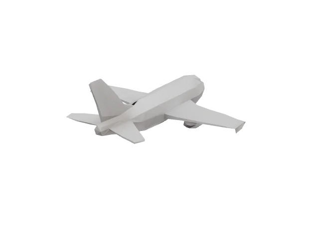 White Passenger Jet