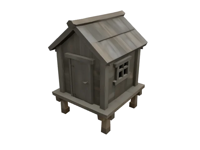 Wooden Stilt House