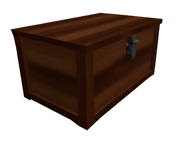 Wooden Storage Chest — Props