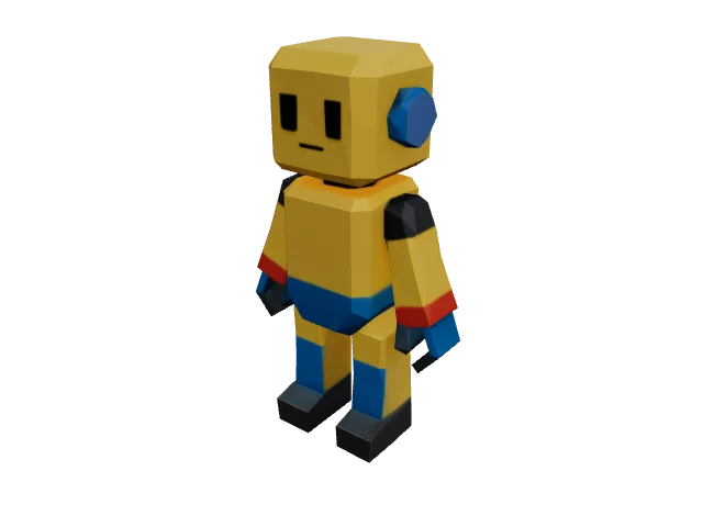 Yellow Block Robot